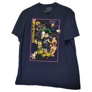 My Hero Academia Boku no Hero Academia BNHA Anime Graphic Tee T-Shirt Tshirt XL